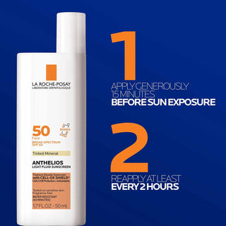 La Roche Posay Anthelios XL SPF 50+ Tinted Gel Cream Sunscreen for Sensitive Skin - 1.69 fl oz