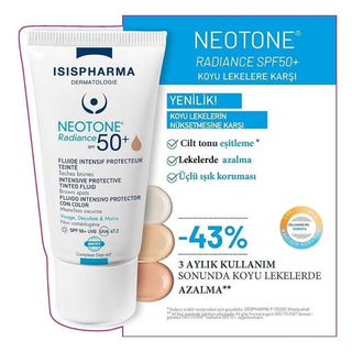 Isis Pharma Tinted Sunscreen SPF50+ - Anti-Aging, Sensitive Skin Friendly