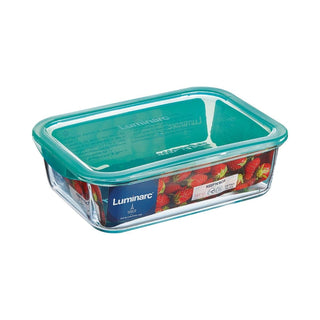 Luminarc Keep N Box Rectangular Storage Container 820cc - Dishwasher Safe | BPA Free
