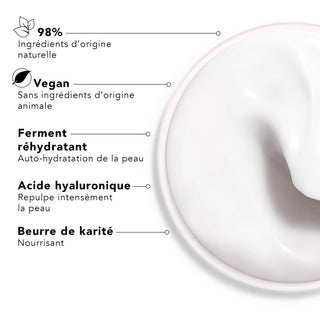 Lierac Hydragenist Moisturizing Cream for Dry Skin - 50ml, Natural Ingredients, Radiant & Hydrated Skin