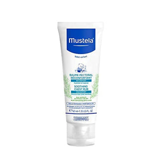 Mustela Soothing Chest Rub for Babies - Natural Ingredients, Gentle Relief for Newborns