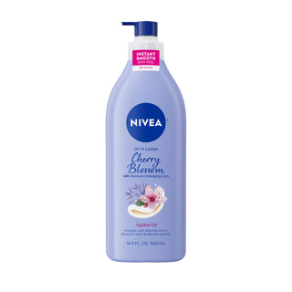NIVEA Cherry Blossom & Jojoba Oil Body Cream 400ml - Intense Hydration