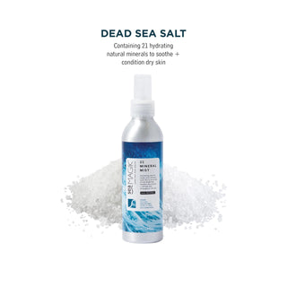 Dead Sea Spa Magik 21 Mineral Mist Spray - Natural Skin Care, 5.07 fl oz