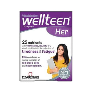 Vitabiotics Wellteen Her 30 Tablets - Women's Health Supplement for Teenage Girls & Young Women Vitabiotics Wellteen Her 30 Tablets - Women's Health Supplement Women's Health Supplement, Dietary Supplement for Women, Vitabiotics Wellteen Her, Health Supplements for Teenage Girls, Nutritional Support for Young Women, Women's Health, Teenage Health, Young Adult Health, Dietary Supplements, Health and Wellness, Vitabiotics, Women's Nutrition