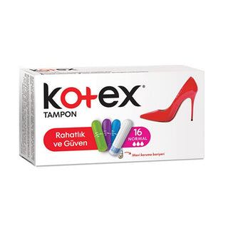 Kotex Normal Tampons 16 Pack - Leak Protection | Comfort Fit