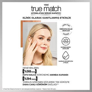 L’Oréal Paris True Match Radiant Serum Concealer 4N | Hydrating Formula