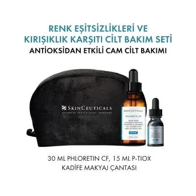 SkinCeuticals Anti-Wrinkle & Radiance Duo: Phloretin CF & P-Tiox Serum Set - Reduce Fine Lines, Even Skin Tone, Advanced