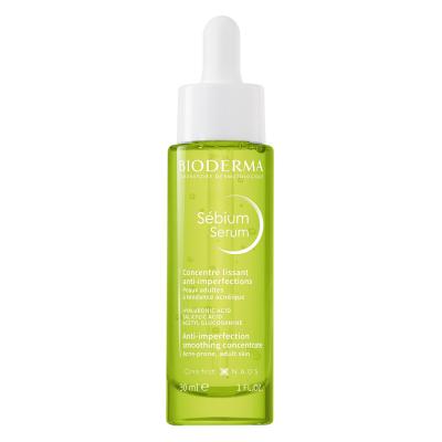 Bioderma Sebium Serum 30ml - Dermatologically Tested Facial Serum for Oily & Acne-Prone Skin, Hypoallergenic & Non-Comed