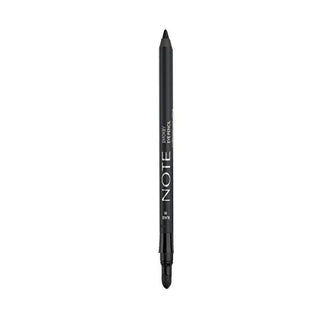 Note Smokey Eye Waterproof Eye Pencil: Black 01 - Double Ended, Smudge-Proof Eyeliner for Effortless Smoky Eyes Note Smokey Eye Pencil: Waterproof Black Eyeliner smokey eye pencil, waterproof eyeliner, black eye pencil, smudge proof eyeliner, double ended eyeliner, eye makeup, blending eyeliner, soft eyeliner, eye pencil, eyeliner, smoky eye, waterproof, smudge-proof, double-ended, makeup, beauty, cosmetics, Black 01, blending, applicator, soft texture, long-lasting, high pigmentation, makeup enthusiasts, s