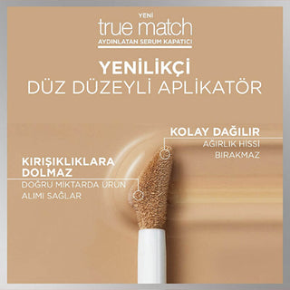 L’Oréal Paris True Match Radiant Serum Concealer 4N | Hydrating Formula