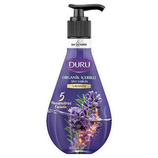 Duru Organic Liquid Hand Soap with Lavender Scent - Moisturizing, Gentle, 16.91 fl oz Duru Organic Lavender Liquid Hand Soap - Gentle & Moisturizing liquid hand soap, organic hand soap, lavender soap, moisturizing hand soap, natural hand soap, gentle hand soap, sensitive skin care, organic personal care, natural personal care, hand care, moisturizing soap, calming soap
