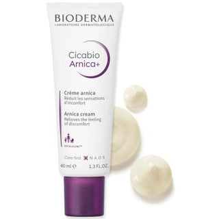Bioderma Cicabio Arnica+ Arnica Cream for Bruises and Swelling Reduction - Natural Skin Care, 1.35 fl oz Bioderma Cicabio Arnica+ Arnica Cream for Bruises Bioderma Cicabio Arnica+, arnica cream, bruise treatment, swelling reduction, natural skin care, hipoalerjenik, paraben-free, antiseptic properties, dermatologically tested, skin care, wound healing, bruise relief, swelling relief