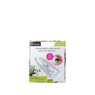 Nascita False Eyelash Adhesive White 2.5g - Reliable & Long-Lasting Eyelash Glue for Beauty Enhancements Nascita False Eyelash Adhesive - White, 2.5g false eyelash adhesive, eyelash glue, Nascita eyelash adhesive, cosmetic adhesive, beauty products, makeup, eyelash extensions, beauty enhancements, cosmetic products, white adhesive, long-lasting bond, safe for eyes, beauty enthusiasts, professional makeup, special occasion makeup