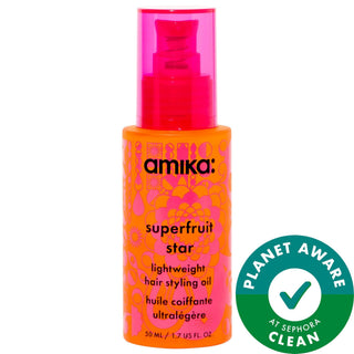 Superfruit Star Hair Styling Oil: Frizz Control, Heat Protection (450°F), & Shine - Vegan, Lightweight Sea Buckthorn Formula Superfruit Star Hair Oil: Frizz Control & Heat Protection hair styling oil, frizz control, heat protectant, hair shine serum, vegan hair oil, sea buckthorn oil, hair breakage treatment, lightweight hair oil, heat protection spray, smooth hair serum, hair oil, frizz reduction, shine enhancement, heat styling, vegan, cruelty-free, hair treatment, hair care, hair health, hair serum, spli