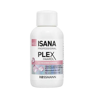 Isana Professional Plex Hair Care Oil - Nourishing, Heat Protecting, Dermatologically Tested - 1.69 fl oz Isana Professional Plex Hair Oil - Nourishing & Heat Protecting hair care oil, plex hair treatment, heat protection hair oil, dermatologically tested hair care, Isana Professional Plex, hair nourishment, hair repair, heat styling protection, hair care products, hair oil benefits, healthy hair solutions, hair protection, hair smoothing, frizz reduction, manageable hair, resilient hair, sensitive scalp ca