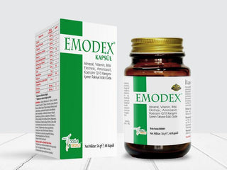 emodex-natural-support-capsules, doğaderma-emodex-capsules-bottle DoğaDerma Emodex - Natural Support Capsules | 60 Count DoğaDerma Emodex Capsules - Natural Support doğaderma, emodex-capsules, natural-support, health-supplement, vitamins-minerals, health-conscious, antioxidants, herbal-extracts, ai-generated, wellness
