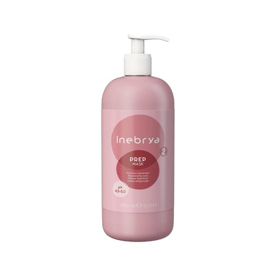 Inebrya Prep Mask Reminalizing Hair Mask - 1000ml Deep Cleansing & Nourishment for Damaged Hair