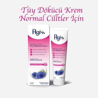 Agiss Hair Removal Cream for Normal Skin - 3.38 fl oz, Ammonia-Free, Moisturizing Formula Agiss Hair Removal Cream - Painless & Moisturizing hair removal cream, pain-free hair removal, normal skin hair remover, ammonia-free hair removal cream, Blue St. John's Wort Oil moisturizing hair removal, smooth skin, painless hair removal, hair removal for normal skin, moisturizing hair removal cream, clinically tested hair removal products