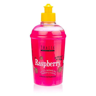 Thalia Raspberry Shower Gel - Vitamin-Rich, Paraben-Free Body Wash for Natural Skincare - 13.53 fl oz