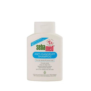 Sebamed Anti Dandruff Shampoo - pH 5.5 Balanced Formula for Itchy Scalp & Flakes - Gentle Dandruff Treatment for Healthy Hair & Scalp (200ml / 6.76 fl oz) Sebamed Anti Dandruff Shampoo - Itchy Scalp Relief anti dandruff shampoo, dandruff shampoo, flake free shampoo, itchy scalp shampoo, sebamed shampoo, ph balanced shampoo, shampoo for dandruff, dandruff treatment, sebamed anti dandruff shampoo, anti-dandruff, shampoo, dandruff, flaky scalp, itchy scalp, scalp care, hair care, pH balanced, sensitive scalp, 