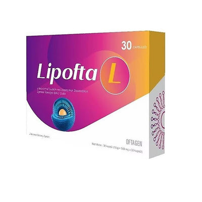 Lipofta L Dietary Supplement Capsules for Eye Health & Wellness - 30 Capsules