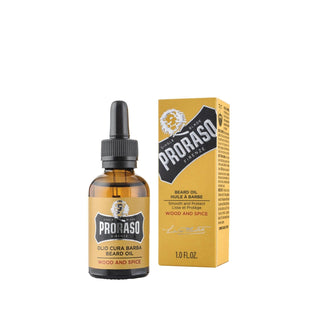 Proraso Beard Care Oil with Wood Spice Fragrance - Nourishing, Conditioning, 1.01 fl oz Proraso Beard Oil - Wood Spice, 1.01 fl oz Beard care oil, Wood Spice fragrance, Proraso, Men's grooming, Beard nourishment, Grooming products, Men's care, Beard care, Conditioning beard oil, Nourishing beard oil, Travel size grooming, Gift for him, Personal care, Masculine fragrance