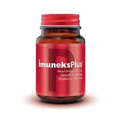 Imuneks Plus: Immune Support Supplement - Beta Glucan, Acerola & Rosehip - 30 Tablets
