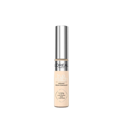 Loreal Paris True Match Brightening Serum Concealer - Natural Coverage & Radiant Skin - 1.5N Shade, 11 ml
