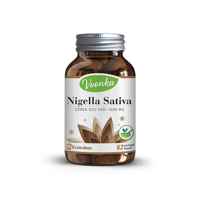 Voonka Black Seed Oil Supplement - 62 Soft Capsules, 1000mg Nigella Sativa per Serving, Vegan Dietary Supplement for Ove