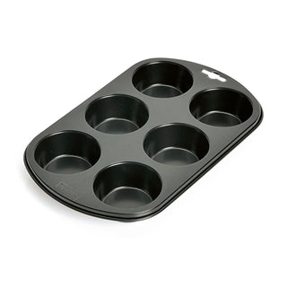 kaiser-muffin-pan-6-cup-top-view, kaiser-muffin-pan-6-cup-in-the-oven Kaiser Muffin Pan - 6 Cup 29 x 18 cm - Perfect for Bakers Kaiser Muffin Pan - 6 Cup Capacity kaiser, muffin-pan, baking, bakers, 6-cup, pan, kitchenware, cooking, muffins, ai-generated