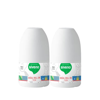 Siveno Natural Roll-On Teen Pink Deodorant - 2 x 50ml - Natural Ingredients, Gentle on Skin Siveno Natural Roll-On Teen Pink Deodorant - 2x50ml Natural Deodorant, Roll-On Deodorant, Teen Pink Deodorant, Siveno Deodorant, Deodorant for Teenagers, Natural Ingredients, Gentle on Skin, Personal Care, Chemical-Free Deodorant, Teenage Deodorant, Young Adult Deodorant