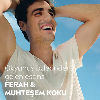 NIVEA MEN Fresh Active Men's Deodorant Spray - 48 Hour Protection, Oceanic Scent, Aluminum-Free NIVEA MEN Fresh Active Deodorant Spray - 48 Hour Protection Men's Deodorant Spray, Long-lasting Deodorant, NIVEA MEN Fresh Active, Aluminum-free Deodorant, Oceanic Scent Deodorant, 48-hour Deodorant Protection, Men's Grooming, Personal Care, Freshness, Confidence, Derma Active Protection, NIVEA INFINIFRESH, Powder-free, Dermatologically Tested, Men's Health, Hygiene Products