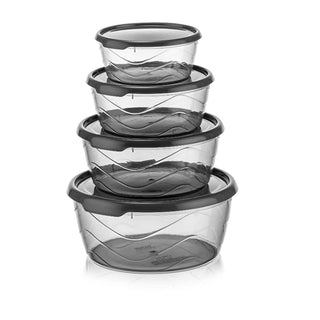 bee home round storage container set, bee home storage containers in different sizes Bee Home Round Storage Containers Set - 4 Sizes (300-700-1100-1750 ml) Bee Home Round Storage Containers - 4 Piece Set bee-home, storage-containers, kitchen-storage, food-storage, meal-prep, dishwasher-safe, plastic-containers, home-organization, airtight-containers, ai-generated