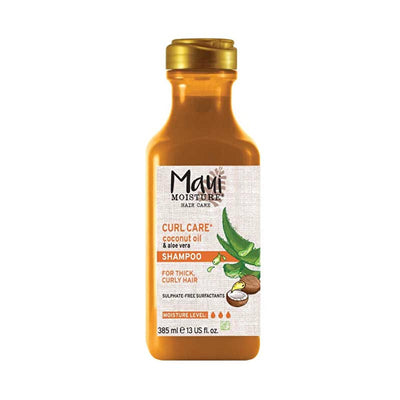 Maui Moisture Coconut Oil Shampoo: Define Curls, Hydrate & Smooth with Aloe Vera, Sulfate & Silicone Free - Vegan Formul