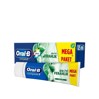 Oral-B Complete7 Cool Mint Toothpaste 125ml - Trusted Oral Care for Fresh Breath Oral-B Complete7 Cool Mint Toothpaste 125ml Oral-B toothpaste, Cool Mint toothpaste, Complete7 toothpaste, Oral hygiene products, 125 ml toothpaste, Mint flavor toothpaste, Oral care, Dental health, Fresh breath, Trusted brand, Oral-B Complete7, Toothpaste for daily use, Minty freshness