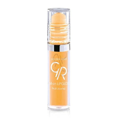 Golden Rose Fruity Lip Gloss - Moisturizing Roll-On with Fruit Extracts
