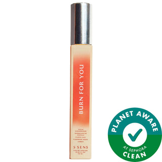 5 SENS Burn For You Eau de Parfum - Warm & Spicy Fragrance for Women, Sustainable Packaging Burn For You Eau de Parfum - Warm Spicy Fragrance Eau de Parfum, Warm & Spicy Fragrance, Woody Spices Scent, Sustainable Fragrance Packaging, Recyclable Perfume Bottle, Women's Perfume, Sensual Fragrance, Long Lasting Scent, Eco Friendly Packaging, Gift for Her, Fragrance for Women, Unique Perfume, Sensual Scent