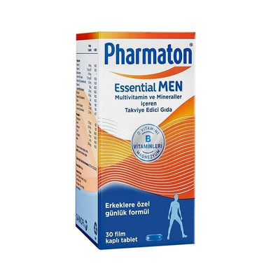 Pharmaton Essential MEN Multivitamin Supplement for Men - Boost Energy & Immune System - 30 Tablets