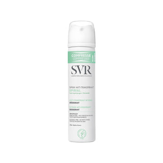 SVR Spirial Deodorant Spray 75 ml - Sensitive Skin Antiperspirant & Deodorant Protection SVR Spirial Deodorant Spray - Sensitive Skin Protection SVR Spirial Deodorant Spray, sensitive skin deodorant, antiperspirant spray, dermatologically tested deodorant, 75 ml deodorant, gentle deodorant, non-irritating deodorant, effective antiperspirant, spray deodorant, sensitive skin care, body odor control, sweat protection, daily deodorant, personal care, cosmetic product