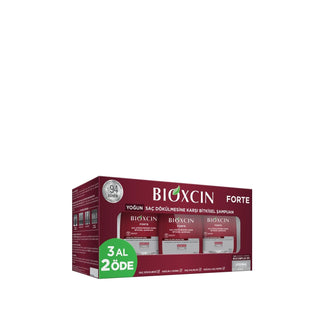 Bioxcin Forte Anti-Hair Loss Shampoo - 3x300ml Bulk Pack - Promotional Offer: 3 for 2 Bioxcin Forte Anti-Hair Loss Shampoo 3x300ml - Buy 3 Get 2 Free hair loss shampoo, anti hair loss, Bioxcin Forte, bulk hair care, promotional hair shampoo, hair care, hair loss solution, healthy hair, hair maintenance, bulk purchase, discounted hair care products