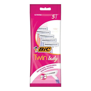 BIC Twin Lady Women's Razor - Disposable Shaving Razor with Twin Blades for Smooth Shave - Available in 5 Pastel Colors BIC Twin Lady Women's Razor - Smooth Shave Guaranteed Women's Razor, BIC Twin Lady, Disposable Razor, Women's Shaving, Personal Care, Shaving Essentials, Women's Grooming, Disposable Shaving Razor, Pastel Colors, Stainless Steel Razor, Convenient Shaving, Hygienic Shaving