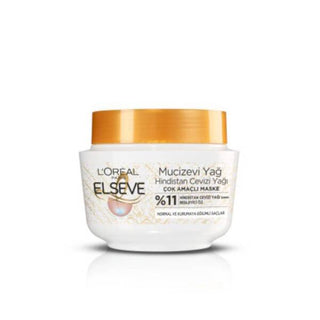 Elseve Coconut Oil Hair Mask: Nourishing & Hydrating Treatment for Dry Hair | 300ml Multi-Purpose Hydration Mask Elseve Coconut Oil Hair Mask - Hydrate Dry Hair Hair Mask, Coconut Oil Hair Mask, Dry Hair Mask, Nourishing Hair Mask, Elseve Hair Mask, Coconut Oil Treatment, Hair Hydration Mask, Multi-Purpose Hair Mask, hair care, coconut oil, hair hydration, dry hair, nourishing, hair treatment, conditioner, leave-in treatment, split ends, hair breakage, healthy hair, hair shine, hair moisturizer, hair repair