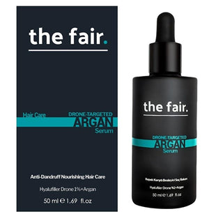 the fair. Drone-Targeted Argan Hair Serum 50ml - Nourishing Vegan Formula for All Hair Types the fair. Argan Hair Serum 50ml - Nourishing Vegan Hair Care Argan Hair Serum, Vegan Hair Care, Drone-Targeted Hair Serum, Hair Nourishment, the fair. Hair Products, Hair Care, Vegan Beauty, Nourishing Hair Serum, Strengthening Hair Serum, All Hair Types, Hyalufiller Drone Technology, Argan Oil, Cruelty-Free, Plant-Based Hair Care, Hair Growth, Hair Health