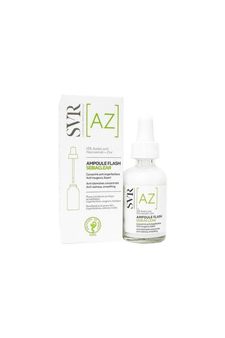 SVR Sebiaclear AZ Ampoule Flash - Concentrated Serum for Oily Skin | 30 ml