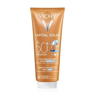 Vichy Capital Soleil Kids SPF 50+ Sunscreen: Broad Spectrum Face & Body Sun Protection, Water Resistant, Sensitive Skin Formula, 10.14 fl oz Vichy Kids SPF 50+ Sunscreen: Broad Spectrum Protection sunscreen for kids, children's sunscreen SPF 50, water resistant sunscreen children, Vichy sunscreen, kids face and body sunscreen, broad spectrum sunscreen for children, sun protection for children, sunscreen for sensitive skin kids, sunscreen, kids sunscreen, SPF 50, water resistant, broad spectrum, face sunscre