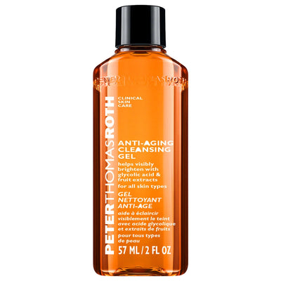 Anti-Aging Cleansing Gel: Glycolic & Salicylic Acid Face Wash for Fine Lines, Wrinkles & Pore Cleansing - Brighten & Exf
