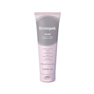 Inebrya Silver Toning Hair Care Mask - 8.45 fl oz, Enhances Blonde & Silver Hair, Nourishing & Color Protecting Treatment Inebrya Silver Toning Hair Mask - Enhances Blonde & Silver Hair Silver hair mask, Toning hair care, Colored hair treatment, Hair nourishment mask, Blonde hair care products, Hair care for colored hair, Silver toning effect, Deep conditioning hair mask, Hair color preservation, Brassy tone reduction, Hair care for blonde hair