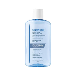 Ducray Squanorm Anti-Dandruff Lotion with Zinc - 200ml, Dermatologically Approved Scalp Soothing Solution