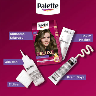 Palette Deluxe Hair Dye - Intense, Long-Lasting Color with Micro Oils for Vibrant Hair Palette Deluxe Hair Dye - Vibrant & Long-Lasting hair dye, intense hair color, long-lasting hair dye, gray hair coverage, rich hair color, vibrant hair color, hair care, beauty products, cosmetic products