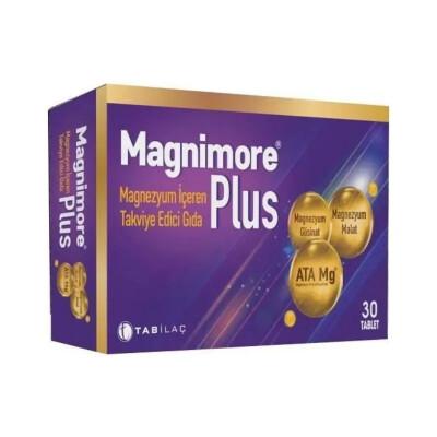 Magnimore Plus: 300mg Magnesium Supplement Tablets - Vegan & Vegetarian Friendly for Deficiency Support